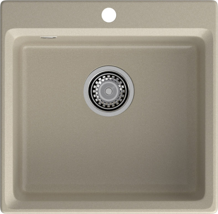 Кухонная мойка Granfest Level LV-510 топаз 51х50 цвет серый поверхность матовая