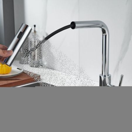 Смеситель для кухни Shevanik S263 на мойку хром