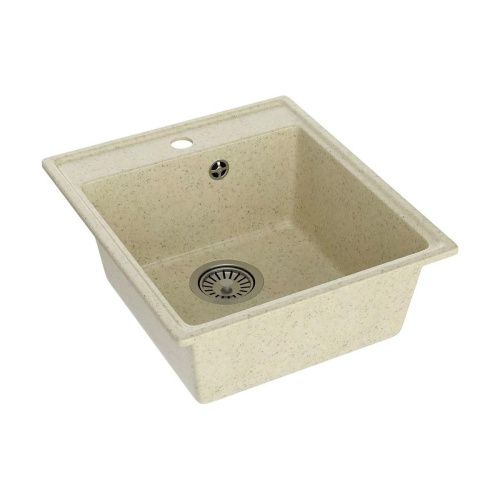 Кухонная мойка Maretti Kitchen 425 KT425-BE 43х49 цвет бежевый поверхность матовая - фото 4