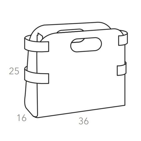 Корзина для хранения прессы ADJ 2910350
