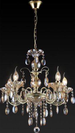 Люстра подвесная Toplight Yolanda Gold (Ыоланда Голд) TL7210D-05GD