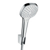 Душевой гарнитур Hansgrohe Croma Select 26413400 настенный хром/белый