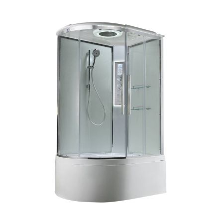 Душевая кабина AvaCan EM EM5912RLEDT 120х90 асимметричная с крышей ориентация правая
