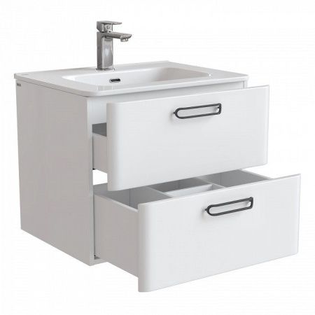 Тумба с раковиной Iddis Brick BRI60W0i95K 60х50 подвесная цвет белый