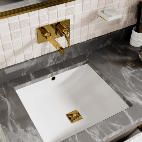 Смеситель WasserKRAFT Sauer 7100 7130 встраиваемый золото - фото 4