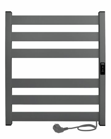 Полотенцесушитель электрический Indigo Oktava Slim 5 LСLOKS5E60-50MGRt 55х60 серый