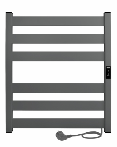 Полотенцесушитель Indigo Oktava Slim 5 LСLOKS5E60-50MGRt 53х60 электрический серый - фото 2