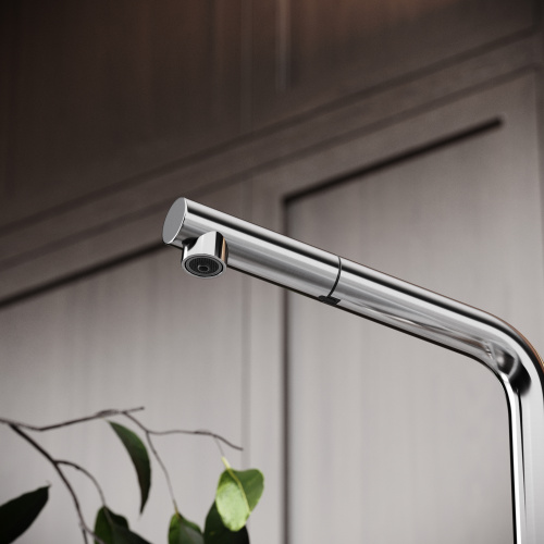 Смеситель для кухни Sancos Spin SC4015BN на мойку никель брашированный - фото 5