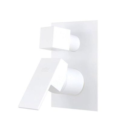 Смеситель для ванны и душа Webert Pegaso PE880601740 встраиваемый в стену белый