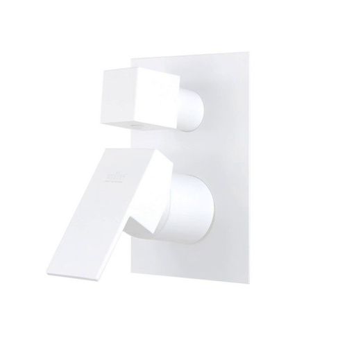 Смеситель для ванны и душа Webert Pegaso PE880601740 встраиваемый в стену белый - фото 2