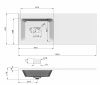 Тумба под раковину Stella Polar Корделия SP-00001040 60х50 напольная цвет белый
