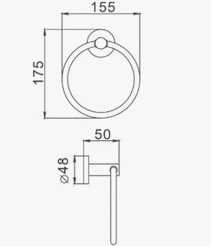 Полотенцедержатель D-Lin D230111 - фото 2