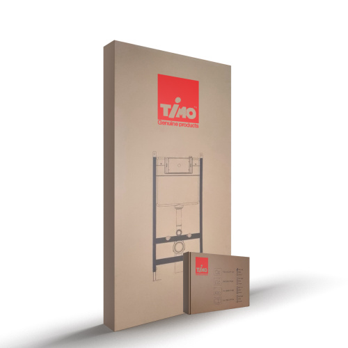 Инсталляция для унитаза и кнопка смыва механическая цвет хром Timo SOLI TWC-01+FP-002 - фото 3