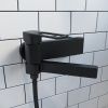 Смеситель для ванны и душа IDDIS Slide SLIBL00i02WA настенный черный
