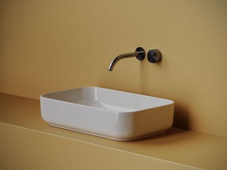 Раковина из сантехнического фарфора Ceramica Nova ELEMENT CN5044 60х40 накладная цвет белый без отверстий под смеситель