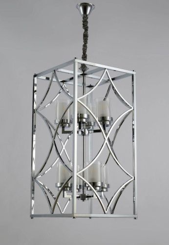 Люстра подвесная Lumina Deco Quadrato (Куадрато) LDP 1223-8 CHR - фото 2