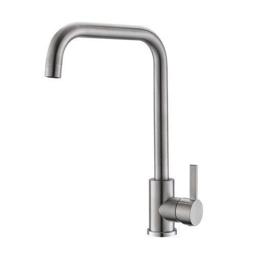 Смеситель для кухни Voda Kitchen K57 на мойку сатин - фото 2