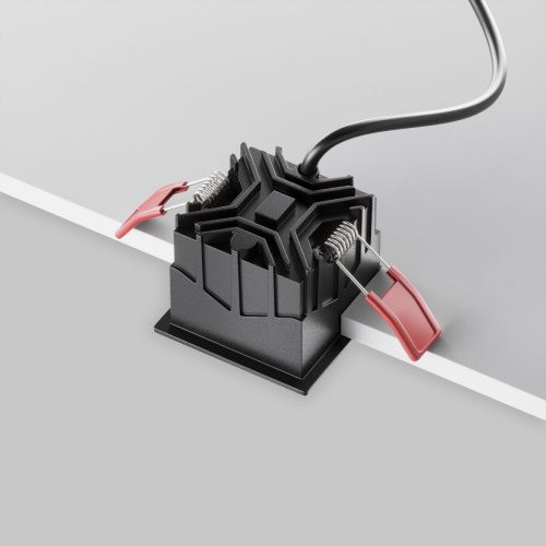 Светильник встраиваемый Maytoni Technical Alfa LED DL043-01-10W4K-SQ-B-1 - фото 5