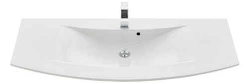 Раковина керамическая Marlin 3040city CITYKD120 121х51 подвесная цвет белый 1 отверстие под смеситель - фото 2