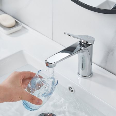 Смеситель Shevanik S6201 на раковину хром