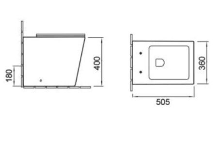 Унитаз напольный с бачком SantiLine SL-5021 цвет белый с сиденьем микролифт безободковый смыв воронка-водоворот