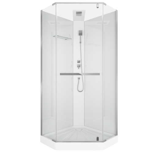 Душевая кабина Cerutti SPA CHIKA901T 90х90 трапеция без крыши