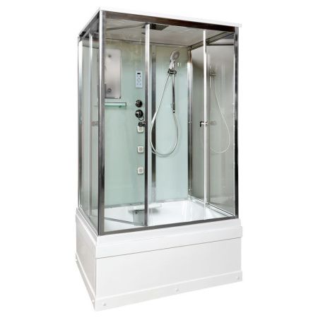 Душевая кабина AvaCan V1245 120х90 прямоугольная с крышей ориентация универсальная
