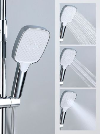 Душевая стойка ProHanss P60.24 настенная цвет хром