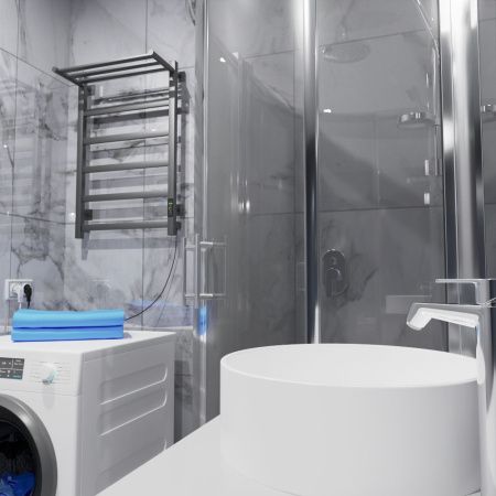 Полотенцесушитель электрический Altasan ПарусПроф ПарусПроф8050ПГ 55х80 серый