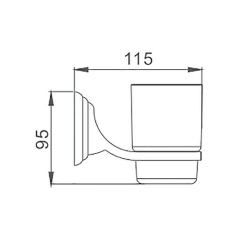 Стакан Maretti Karla KA8021010 - фото 3