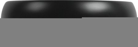 Раковина керамическая Aquanet Round ROUND-1-MB 40х40 накладная цвет черный без отверстий под смеситель