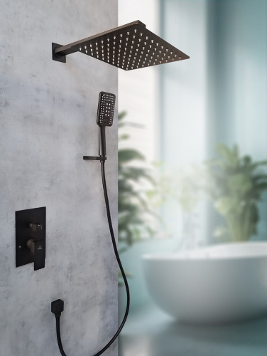 Душевая система AltroBagno Lamberto AltroBagnoLamberto040105MB встраиваемая в стену - фото 2