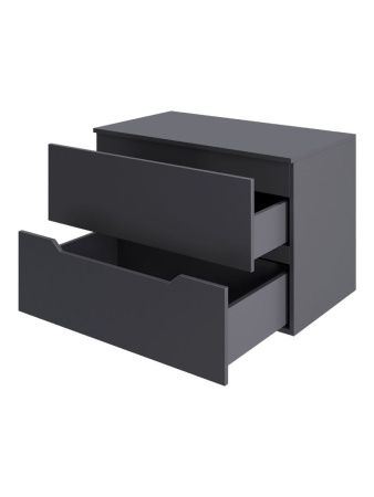 Тумба под раковину Orange Line Li-70TugMDF 70х50 подвесная цвет серый