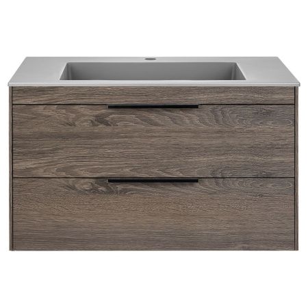 Тумба под раковину Vincea Chiara 2D VMC-2C2800RO 80х50 подвесная цвет коричневый