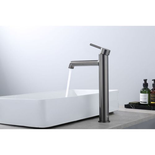 Смеситель Raglo R20 R20.15.09 на раковину серый - фото 5