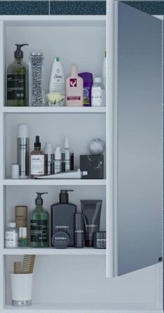 Зеркало-шкаф СанТа Вегас 700177 50х90 подвесной цвет белый