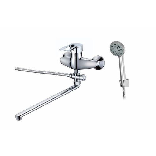 Смеситель для ванны D-Lin D140422-6 настенный хром - фото 2