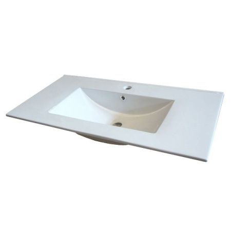 Тумба с раковиной Comforty Бредфорд 00-00009403CF 90х50 напольная цвет коричневый