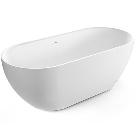 Ванна из искусственного камня Gruppo Treesse CLIVIA V446BL 160х75 отдельностоящая овальная