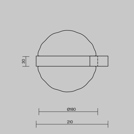 Светильник настенный Maytoni Misterio MOD379WL-L6B3K