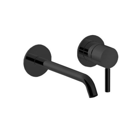 Смеситель Fantini Nostromo Small 50 13 G913B настенный встраиваемый черный матовый