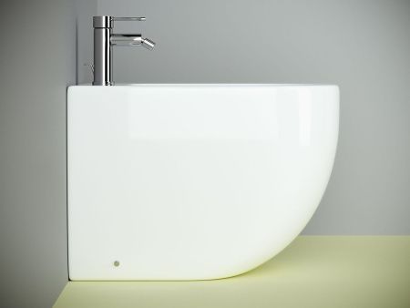 Биде напольное Ceramica Nova METROPOL CN4005 цвет белый