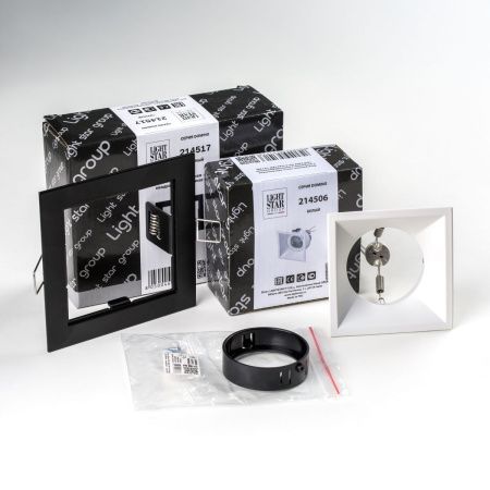 Светильник встраиваемый Lightstar Domino (Домино) D51706BMOD