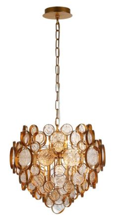 Светильник подвесной Crystal Lux Deseo (Десео) Deseo SP6 D460 Gold