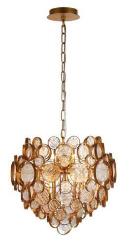 Светильник подвесной Crystal Lux Deseo (Десео) Deseo SP6 D460 Gold - фото 4