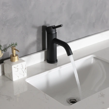 Смеситель Gid Cascada Inga SS096-BM-K (SS096BMK) на раковину черный матовый