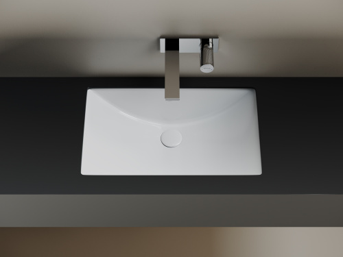Раковина Ceramica Nova ERA 60 см CN6082 встраиваемая цвет белый - фото 2