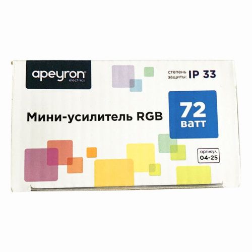 Мини-усилитель RGB Apeyron 45748 - фото 2