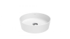 Раковина из сантехнического фарфора Creavit Loop LP140-00CB00E-0000 40х40 накладная цвет белый без отверстий под смеситель