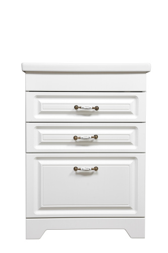 Тумба под раковину Stella Polar Кармела ольха SP-00000177 57х44х82 цвет белый - фото 5